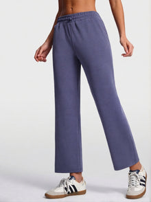 CloudSoft Cropped Wide-Leg Pants