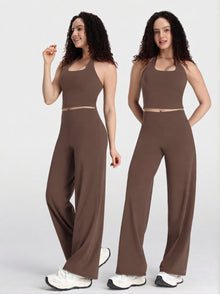 CloudSoft Halter Wide-Leg Set