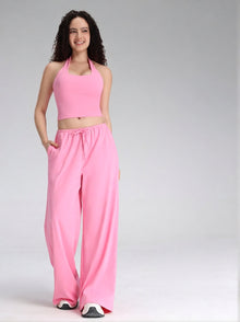 StudioFlow Halter Wide-Leg Set