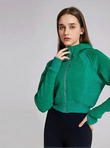 ThermaSoft Slim Fleece Zip Hoodie