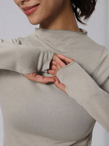 MoveEase High-Neck Long-Sleeve Top