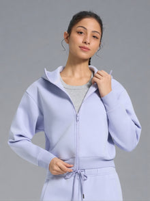 MotionLayer Cropped Zip Jacket