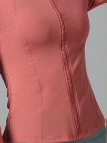 ThermaSoft Cropped Stand-Collar Jacket
