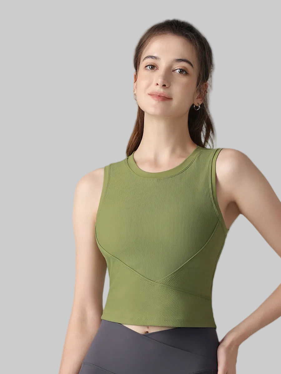 NudeSculpt Padded Yoga Tank