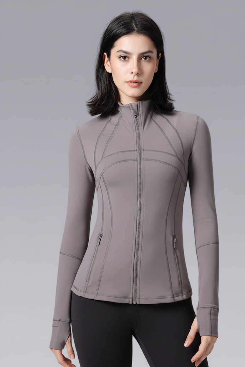 DefineSculpt Stand-Collar Jacket