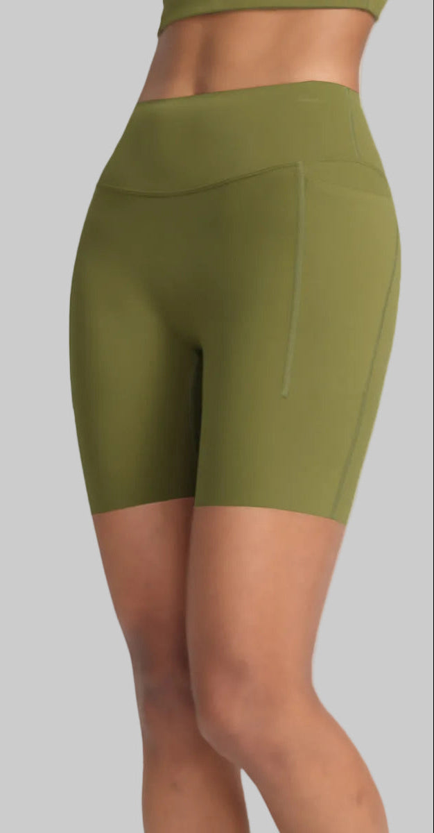 LycraContour High-Rise Biker Shorts