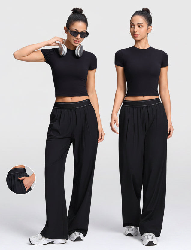 FlowMotion Wide-Leg Active Separates