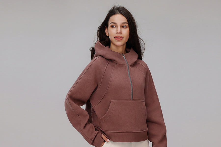 ThermaSoft Fleece Half-Zip Hoodie