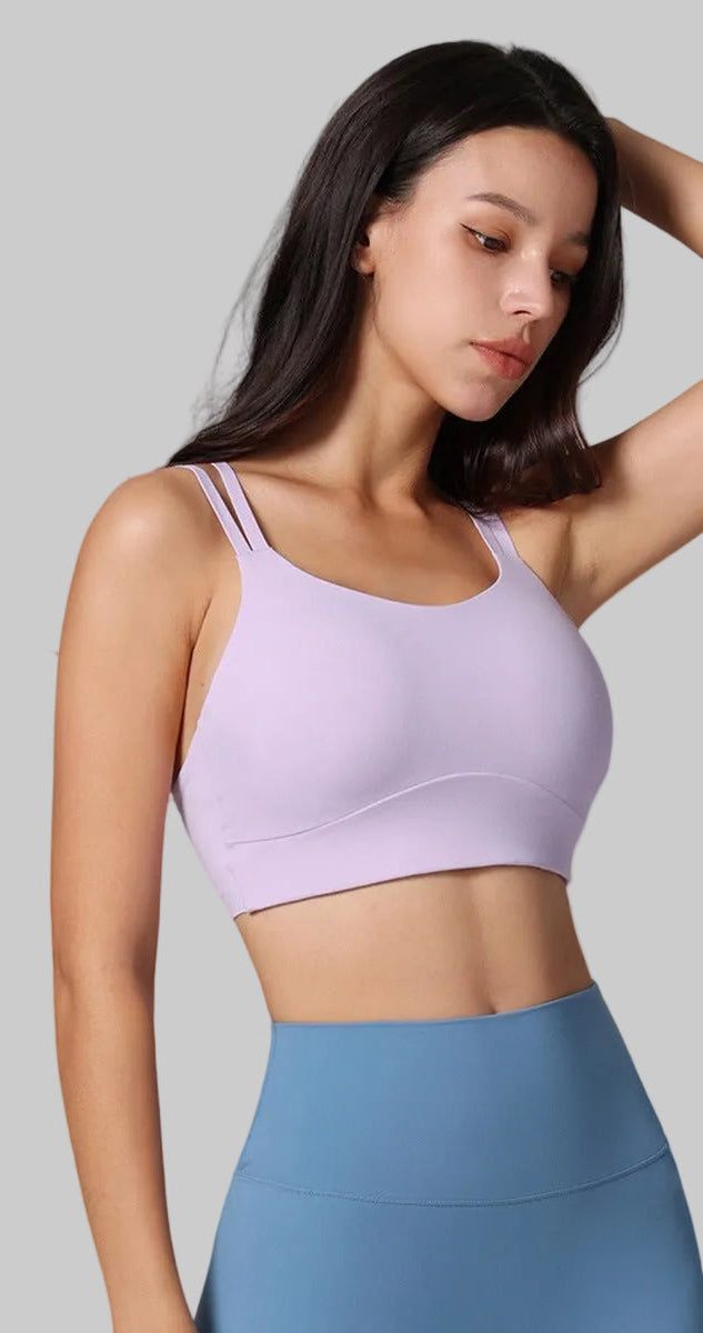 AuraStrap Fixed-Cup Sports Bra