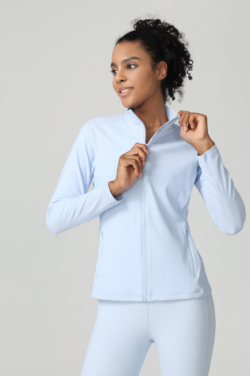 SecondSkin Stand-Collar Zip Jacket