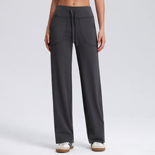 CloudDrape Wide-Leg Active Pants in Graphite Ash