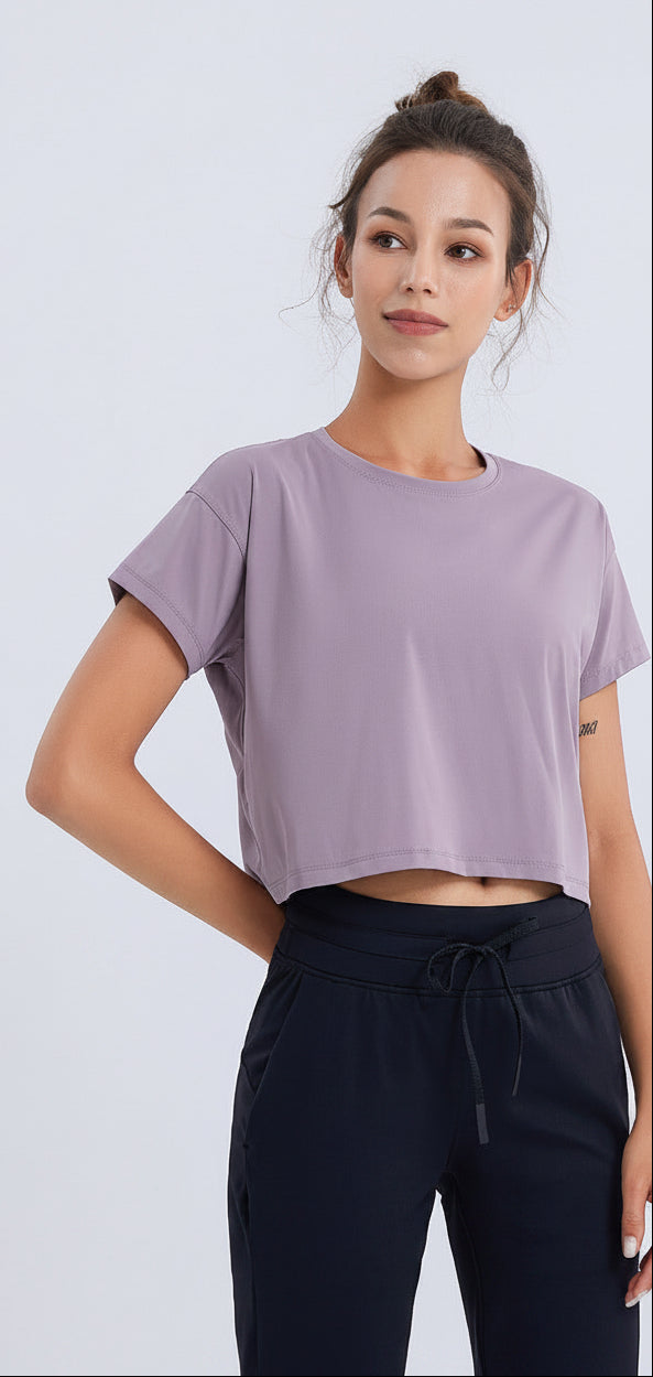 CloudLite Cropped Active Tee