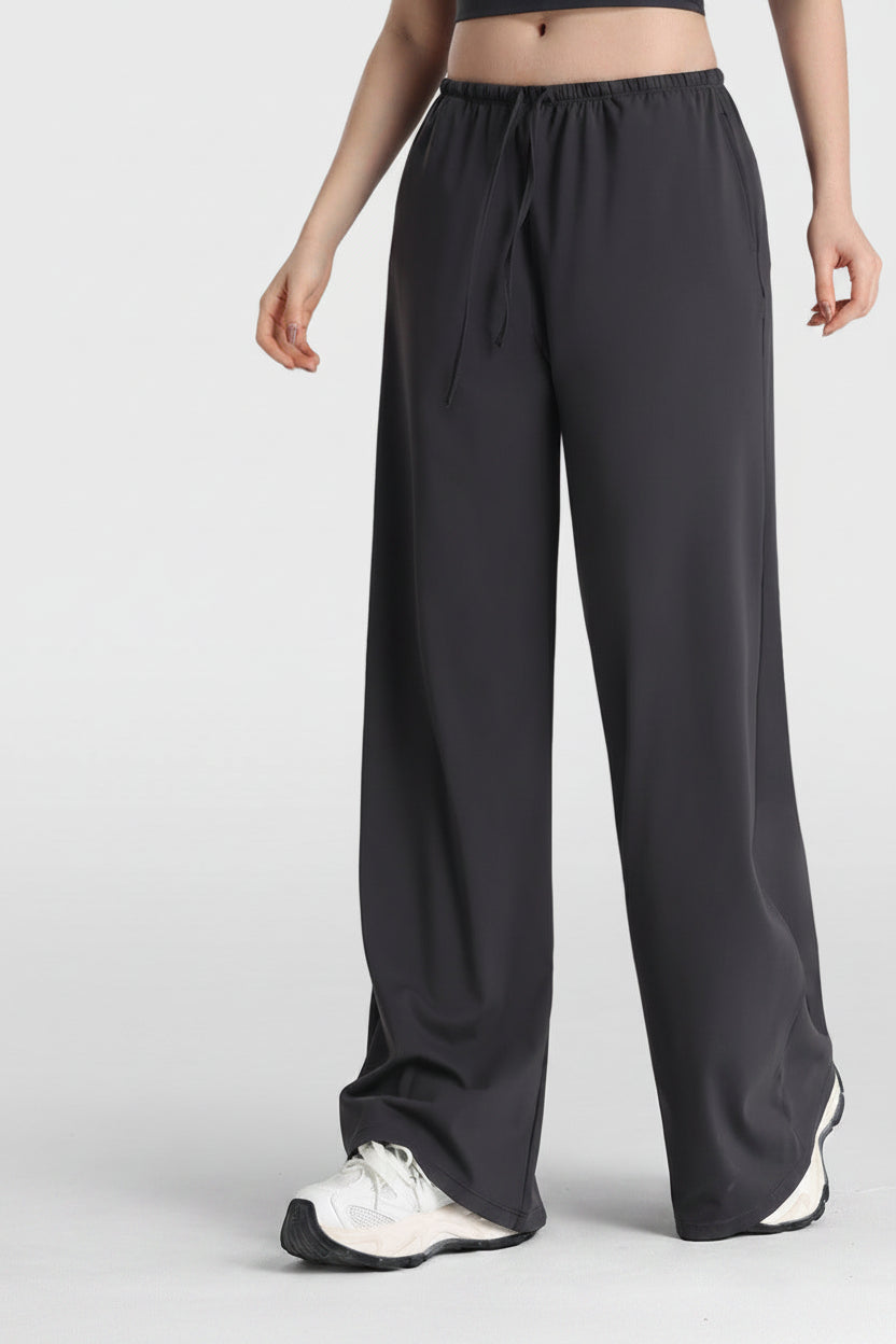 CloudSoft Drawstring Wide-Leg Pants