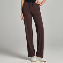 CloudDrape Wide-Leg Active Pants in Distilled Coffee