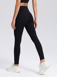 SecondSkin Sculpt Leggings — back view of the black leggings