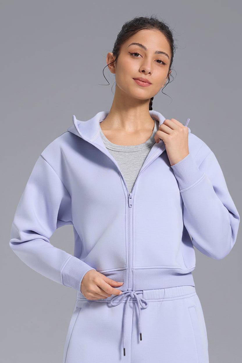 MotionLayer Cropped Zip Jacket