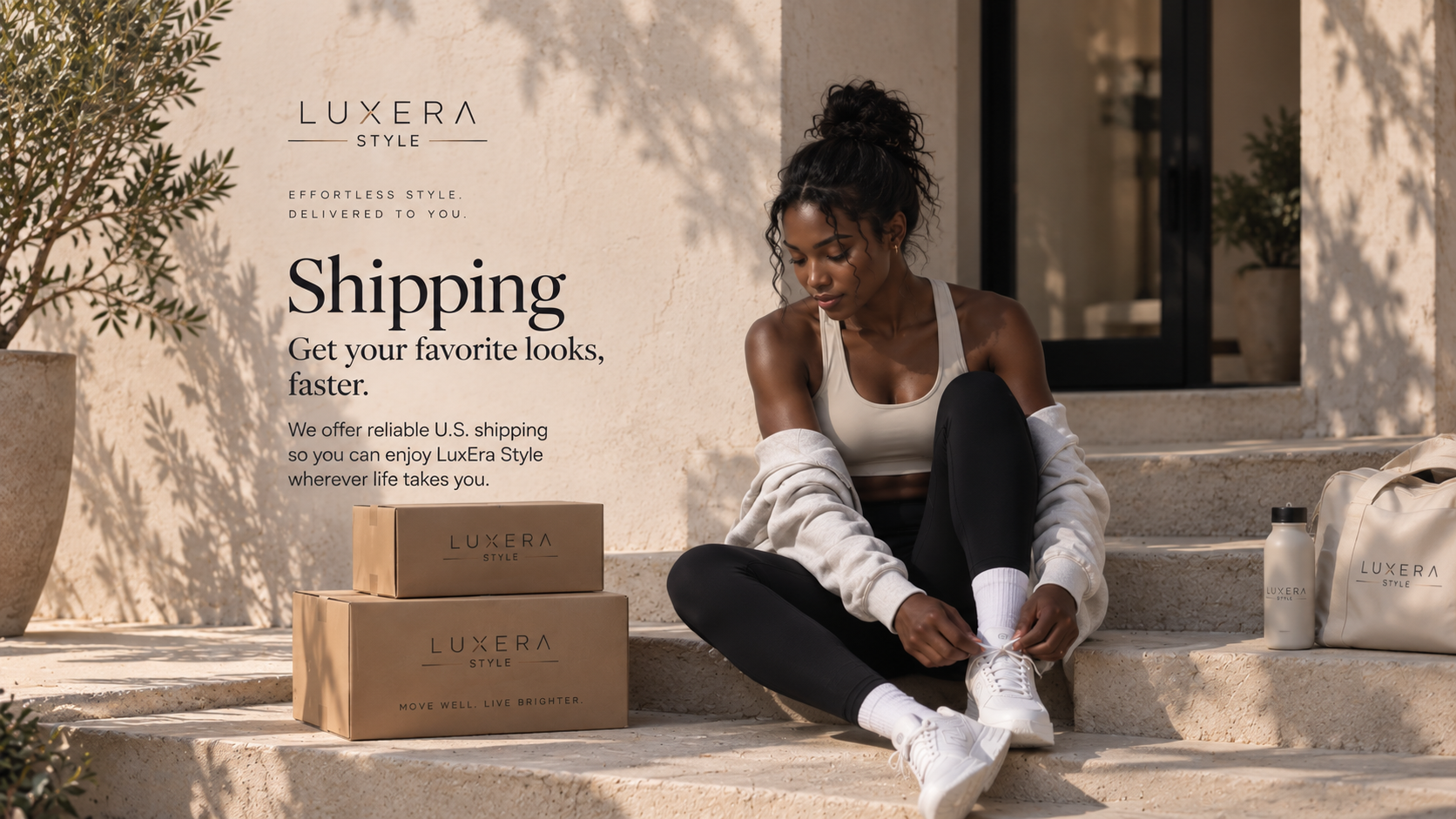 LuxEra everyday activewear in the city